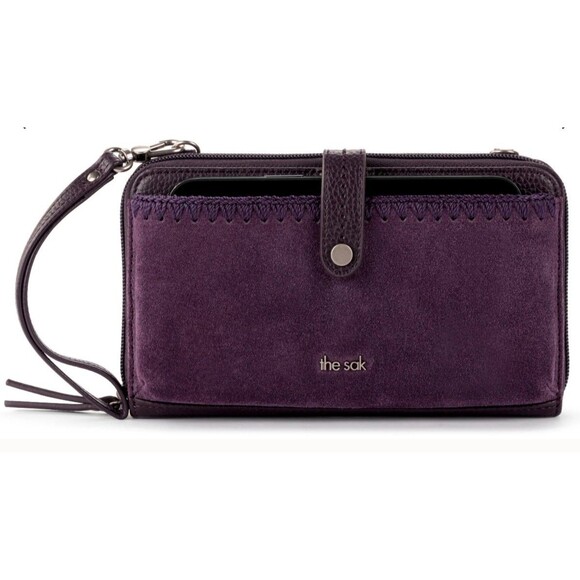 The Sak Iris Smartphone Cross Body Bag in Auburgene Suede NEW NWT Beautiful Bag - Picture 2 of 16